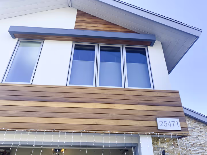 Residential Home Renovation Siding Windows Landscape — photo 5
